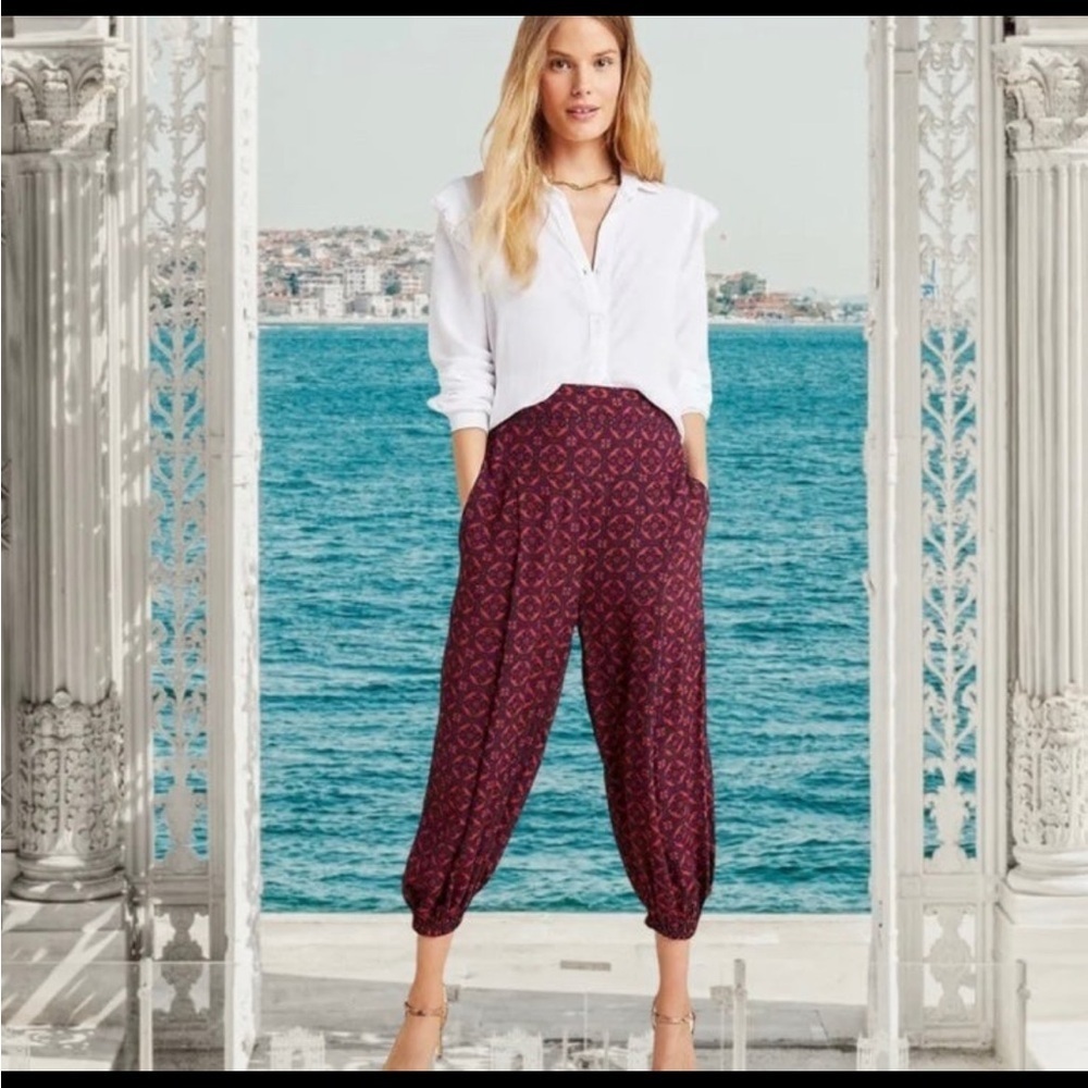Anthropologie High Waisted Harem Jogger Pant size S